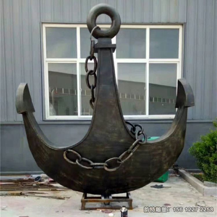 不锈钢船锚雕塑 是一种古朴而又典雅的艺术作品 不锈钢船锚雕塑 是一种古朴而又典雅的艺术作品