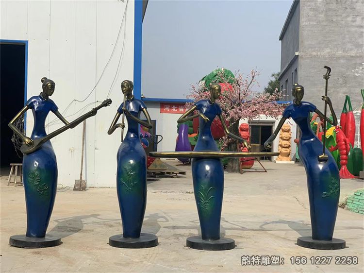 玻璃钢音乐人物雕塑 抽象音乐人物雕塑 玻璃钢音乐人物雕塑 抽象音乐人物雕塑