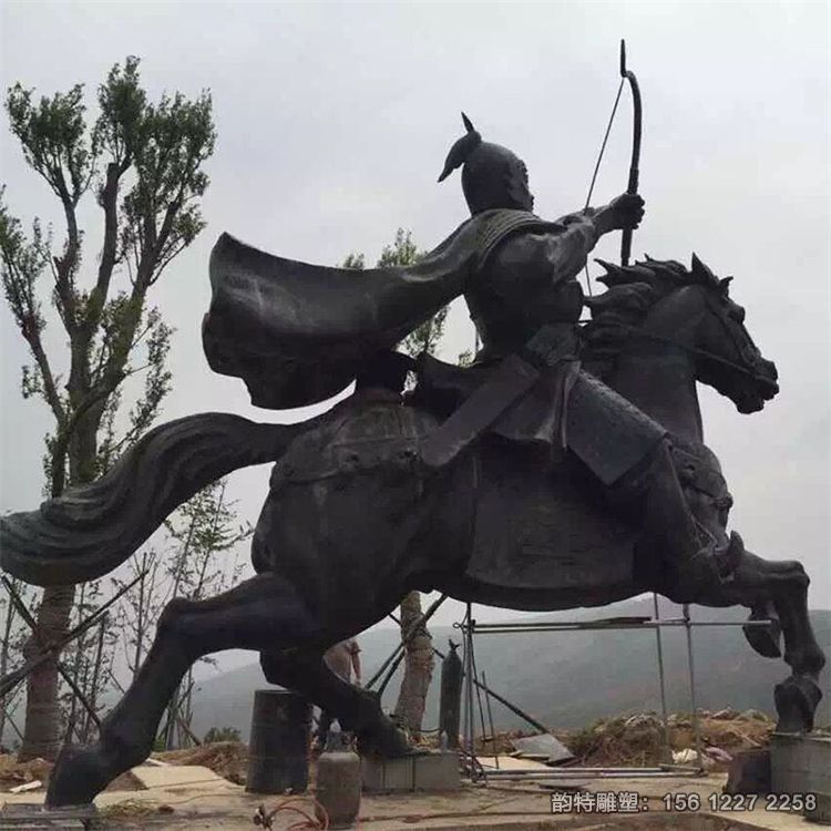 骑马将军雕塑 古代将军骑马雕塑 骑马将军雕塑 古代将军骑马雕塑