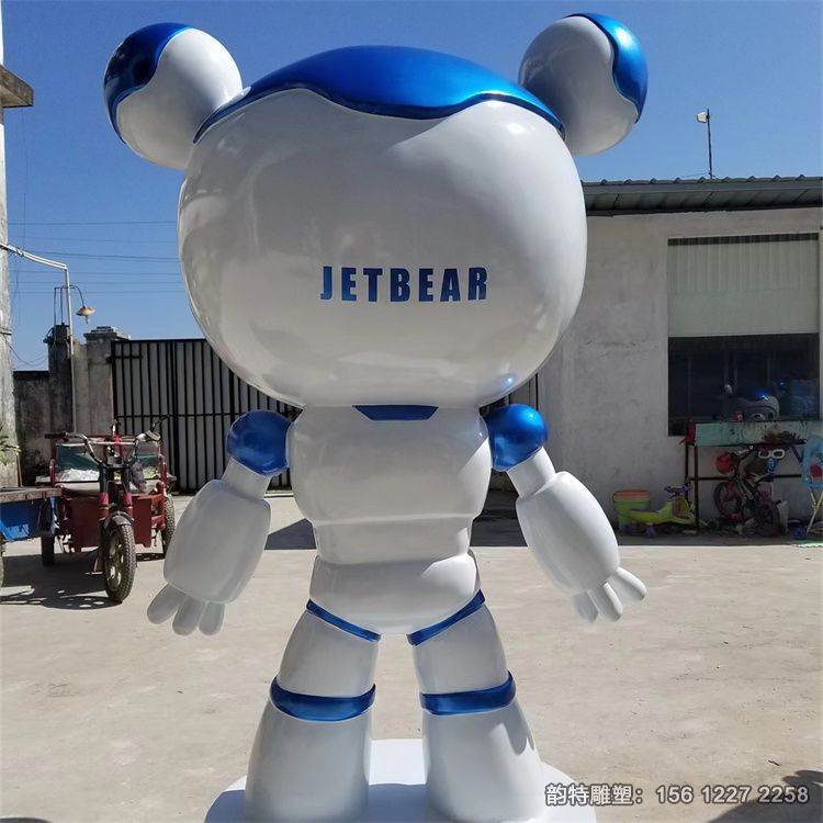 玻璃钢机器人雕塑 一种现代科技和传统文化的融合 玻璃钢机器人雕塑 一种现代科技和传统文化的融合
