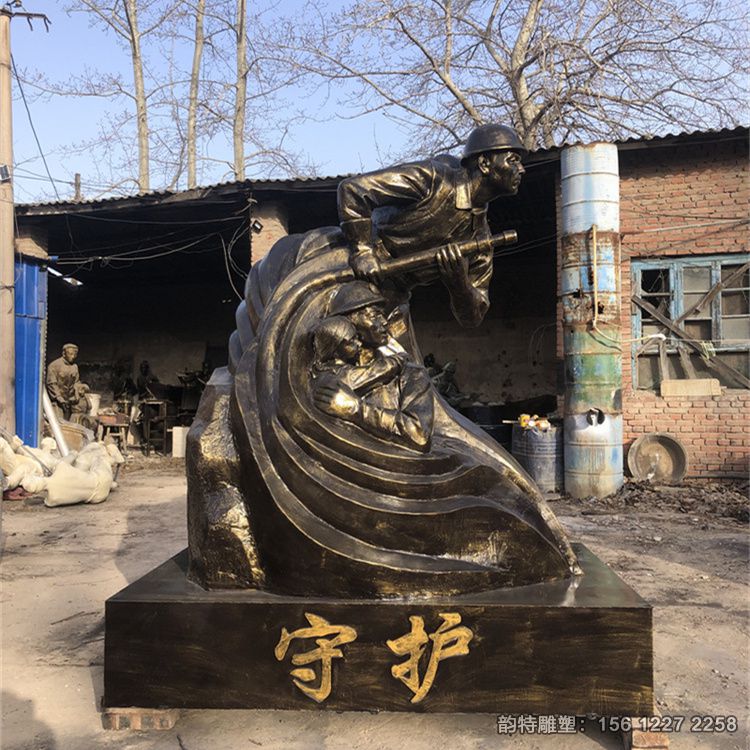消防员雕塑67
