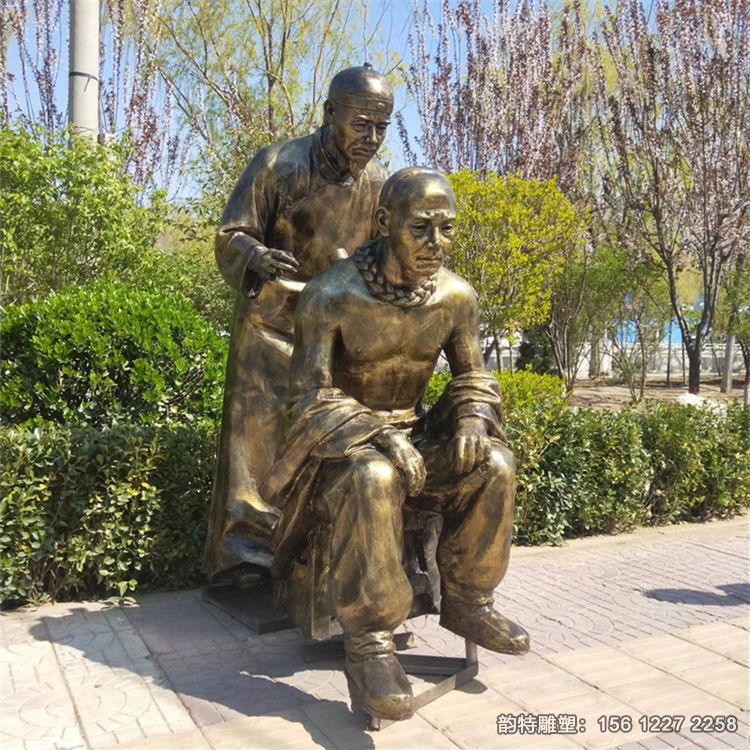 玻璃钢拔罐人物雕塑,中医主题雕塑加工厂家 玻璃钢拔罐人物雕塑,中医主题雕塑加工厂家