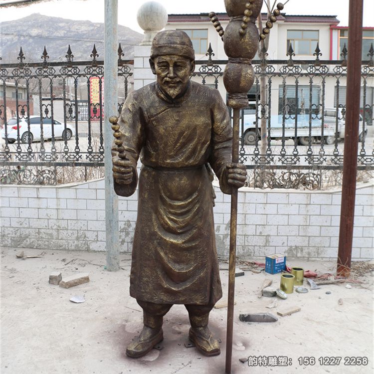 卖糖葫芦雕塑10