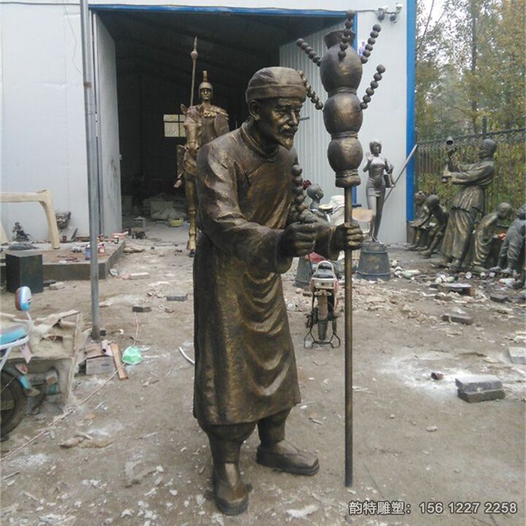 卖糖葫芦雕塑04 卖糖葫芦雕塑04