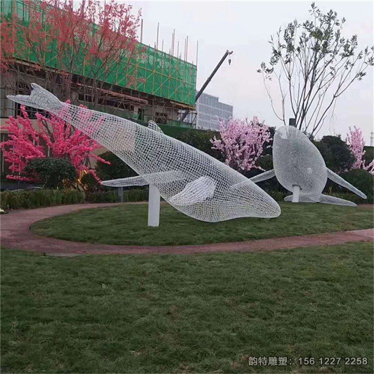 不锈钢海豚雕塑90 不锈钢海豚雕塑90