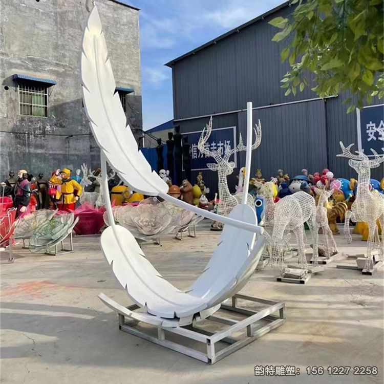 不锈钢羽毛雕塑61 不锈钢羽毛雕塑61