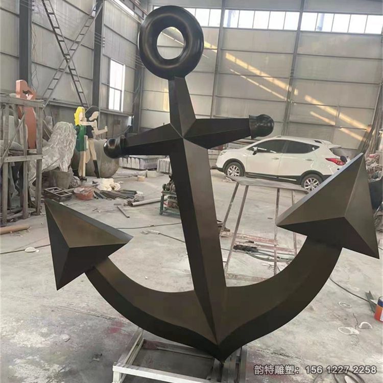 广场不锈钢船锚雕塑,加工定做大型雕塑船锚 广场不锈钢船锚雕塑,加工定做大型雕塑船锚