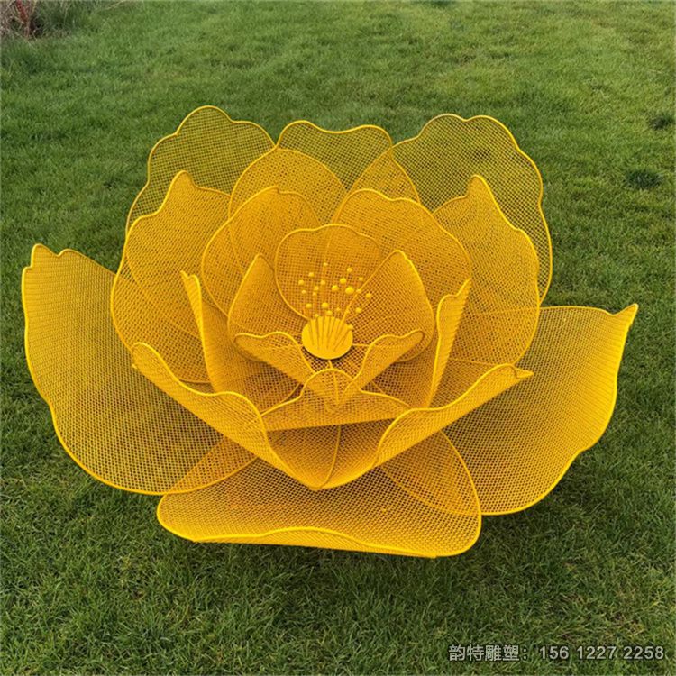 不锈钢发光花朵雕塑,不锈钢丝编织花朵雕塑 不锈钢发光花朵雕塑,不锈钢丝编织花朵雕塑