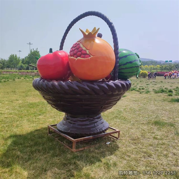 水果篮雕塑33