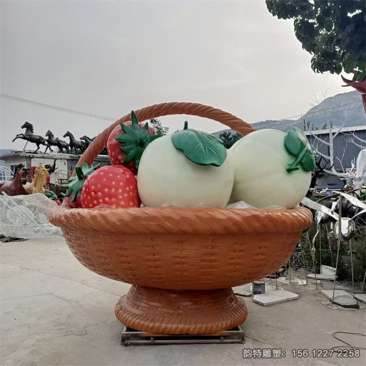 水果篮雕塑54