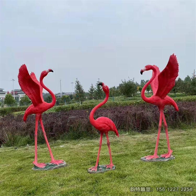 火烈鸟雕塑10