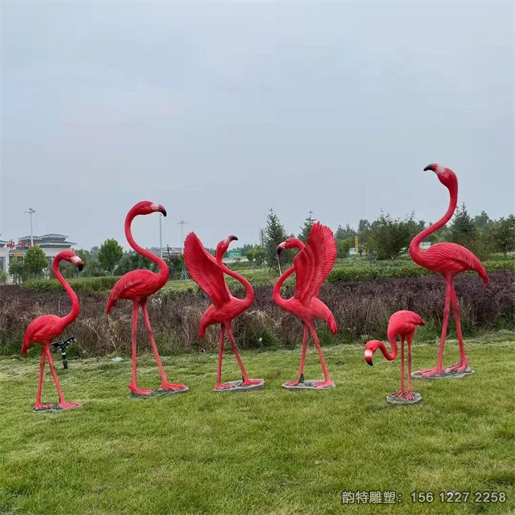 火烈鸟雕塑11