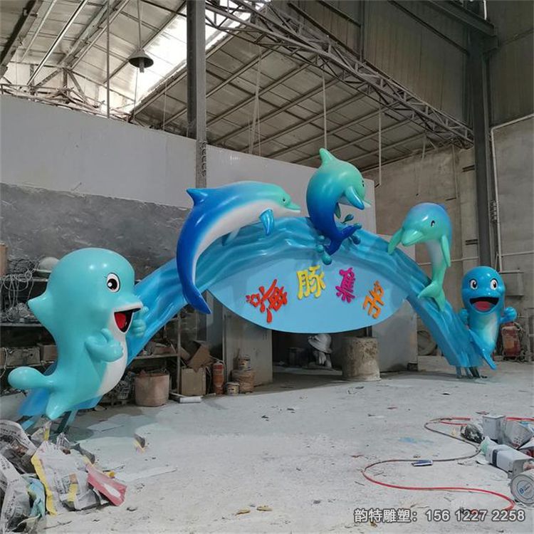 玻璃钢卡通门头雕塑,游乐场幼儿园门头雕塑 玻璃钢卡通门头雕塑,游乐场幼儿园门头雕塑