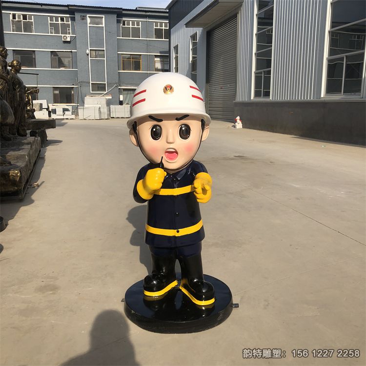 消防员雕塑131