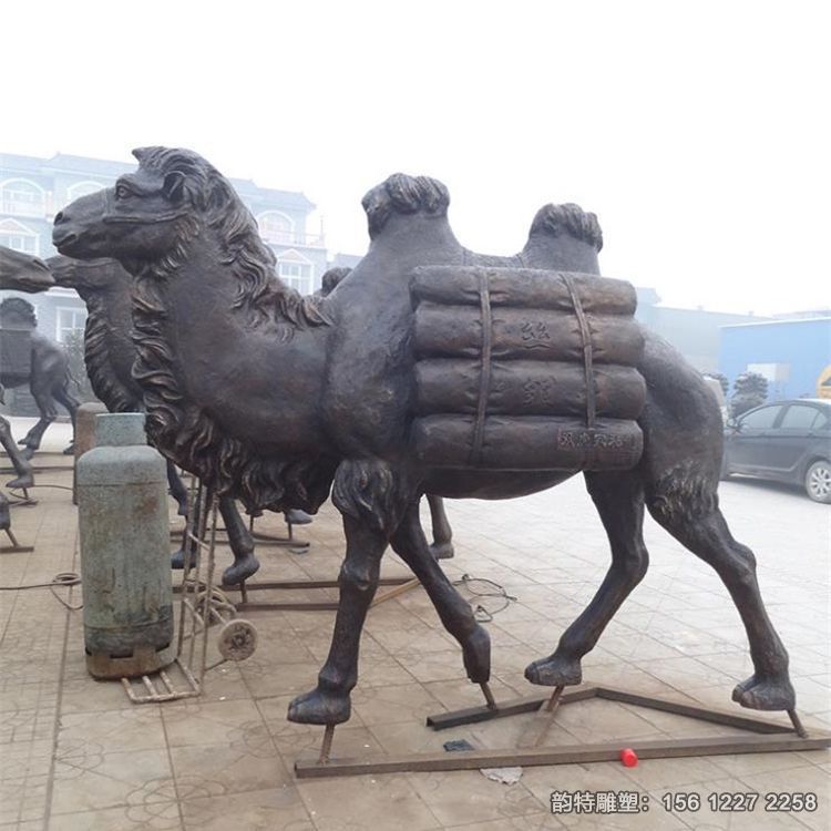 大型铸铜骆驼雕塑,商人骑骆驼雕塑 大型铸铜骆驼雕塑,商人骑骆驼雕塑