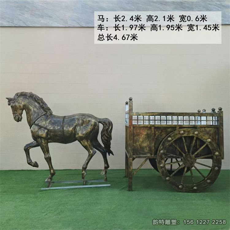 玻璃钢马车人物雕塑,大型马车雕塑制作厂家 玻璃钢马车人物雕塑,大型马车雕塑制作厂家