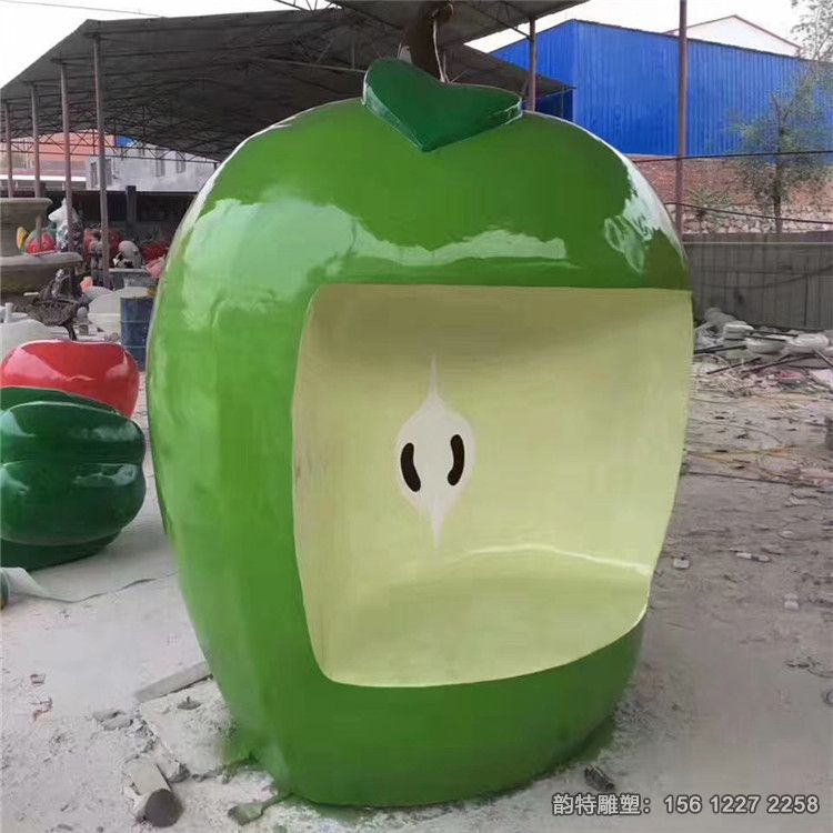 苹果雕塑08