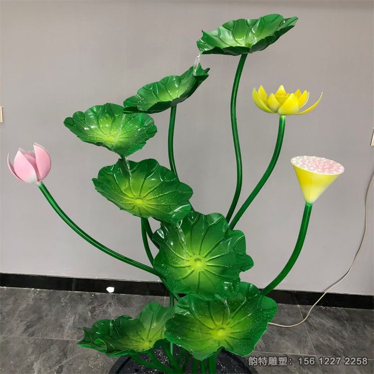 不锈钢荷花雕塑,荷花荷叶雕塑 不锈钢荷花雕塑,荷花荷叶雕塑