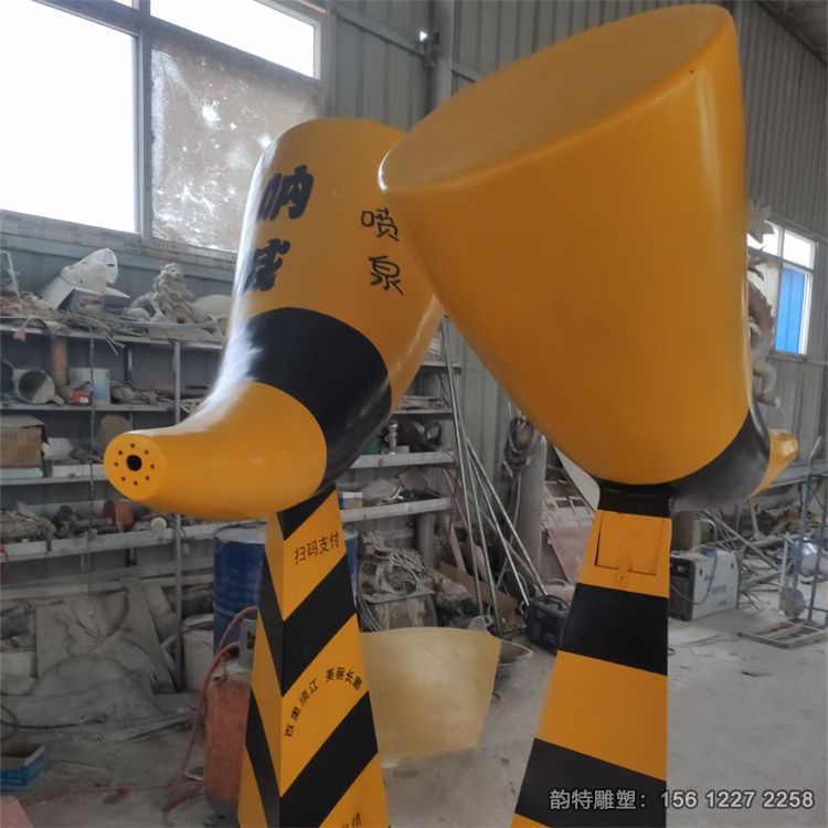 玻璃钢喷泉号角雕塑 呐喊喷泉专用喇叭 玻璃钢喷泉号角雕塑 呐喊喷泉专用喇叭