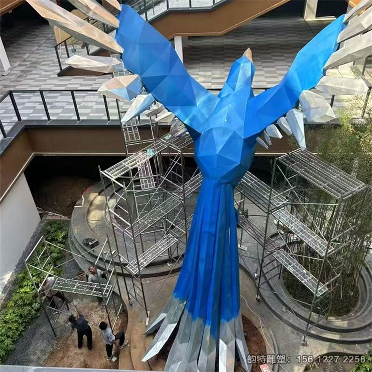 定制广场大鸟雕塑 大型不锈钢鸟雕塑 定制广场大鸟雕塑 大型不锈钢鸟雕塑