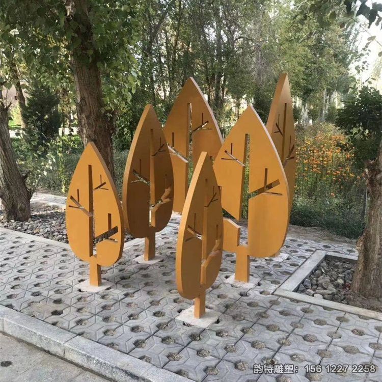树叶雕塑43